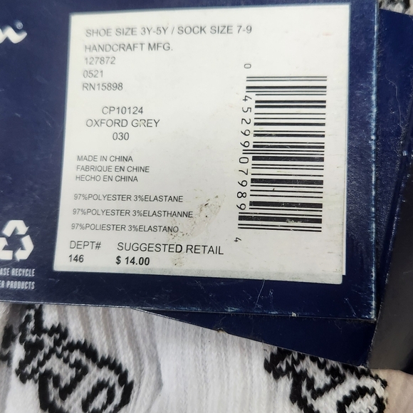 Champion Toddler''s Athletic Socks in Gray, White, and Black - Picture 2 of 4